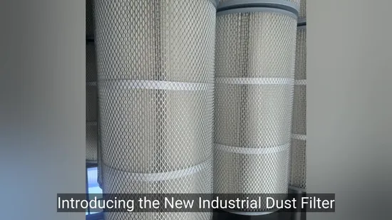 New Industrial Dust Filter Cartridge with Self-Cleaning Feature
